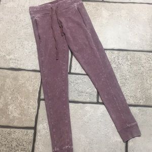 PINK acid wash jogger